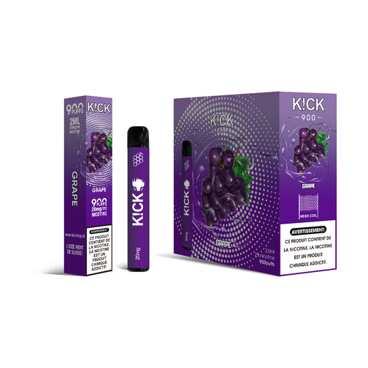 K!CK - Grape (raisin) 900 puffs 20 mg