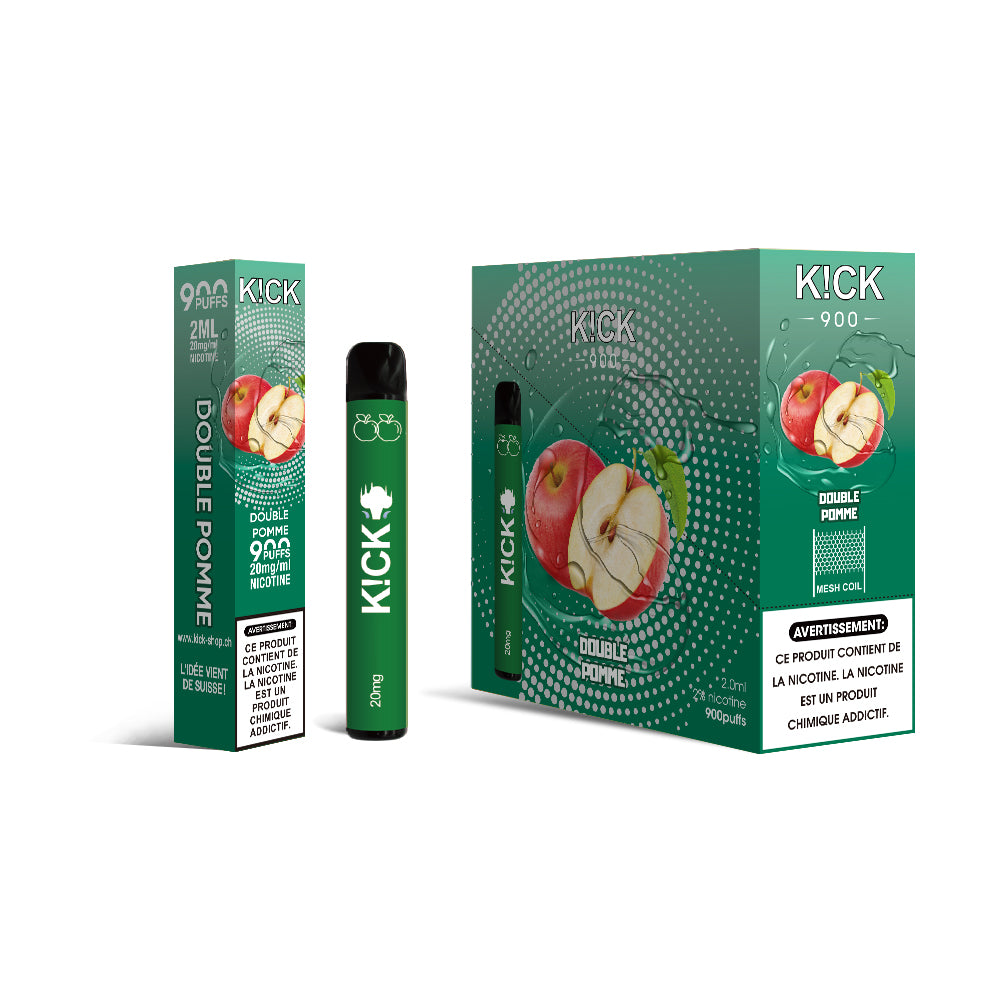 K!CK - Double Pomme 900 puffs 20 mg